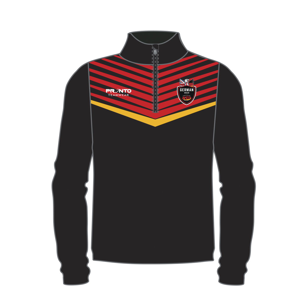 German Exiles 1/4 Zip Mid-Layer Top
