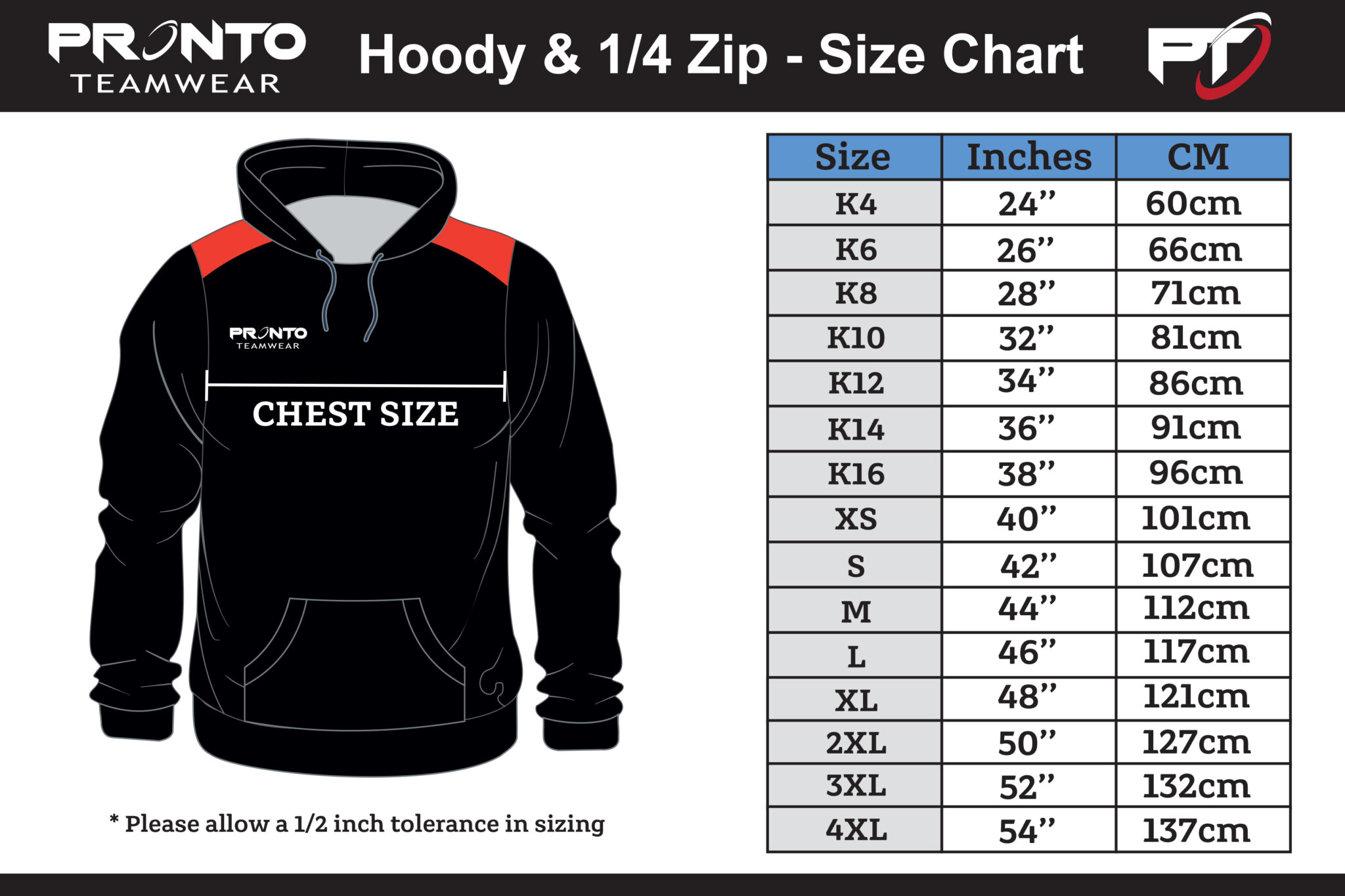 Pronto Rugby Logo Pronto Rugby 1/4 Zip Mid-layer – Pronto Teamwear